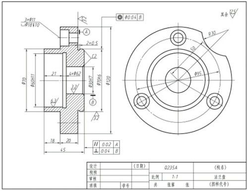 j03法蘭盤零件的加工工藝規(guī)程與工裝夾具設(shè)計(jì)